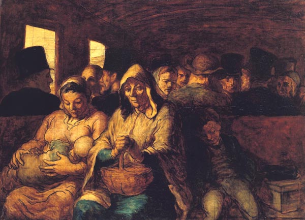 ‘The Third-Class Carriage’ - Honoré Daumier (French, 1808-1879)