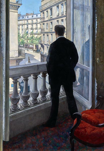 ‘Young Man at His Window’ - Gustave Caillebotte (French, 1848-1894)