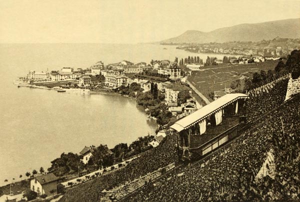 Lake of Geneva - Montreux and the Righi Railway