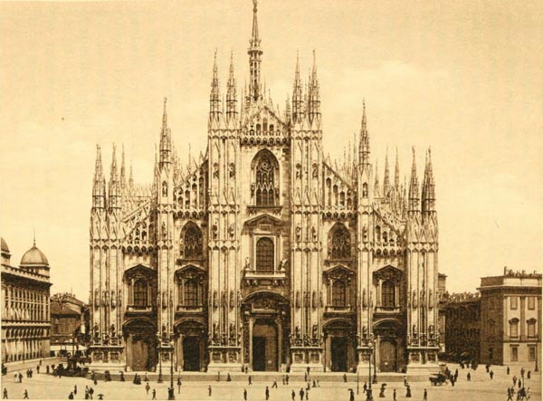 Milan - The cathedral facade