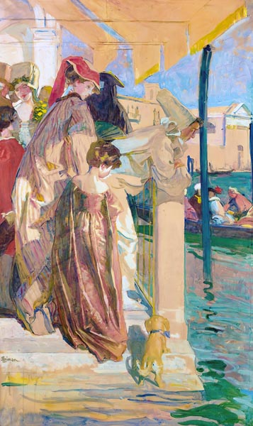 Carnival in Venice - Lucien Simon (French, 1861 – 1945)