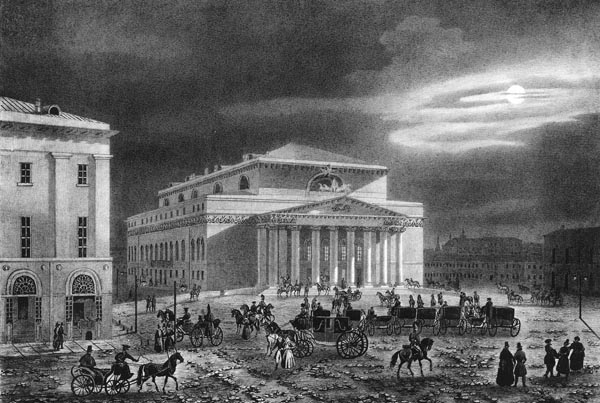 The Bolshoi Theatre Moscow - Auguste Cadolle (1782 - 1849)