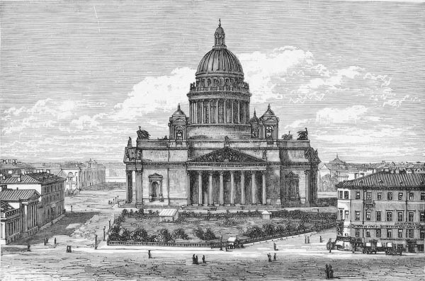 St. Isaac's Cathedral - St, Petersburg, 1889