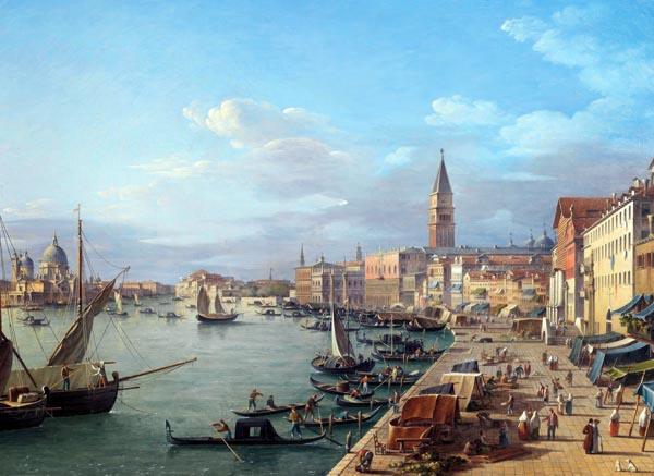 A View Of Venice With The Doge’s Palace, Saint Mark’s Campanile And Santa Maria Della Salute (1821)