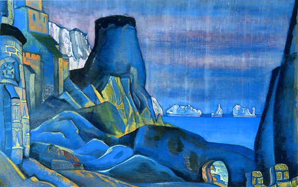 King Marke's castle - Nicholas Roerich (Russian 1874-1947)