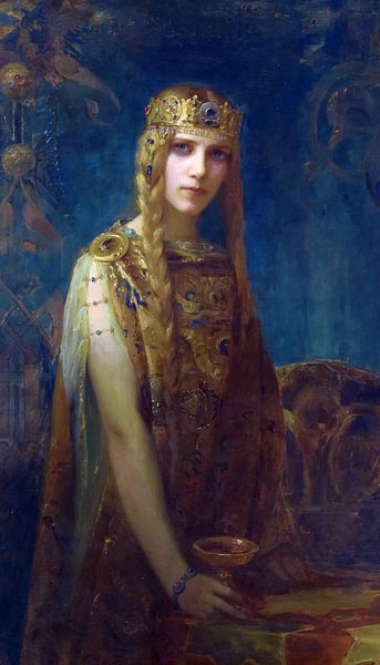 Isolde, The Celt Princess (1911) - Gaston Bussière (French, 1862-1929)