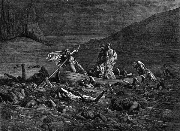 Gustave Doré Illustration - Inferno Canto 8, 87